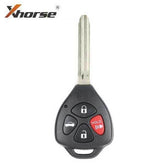 Xhorse – Toyota Style / 4-Button Universal Remote Head Key for VVDI Key Tools (Wired)- Auto Lock Supplier -key_supplier_in_canada locksmith_supplier_in_canada #